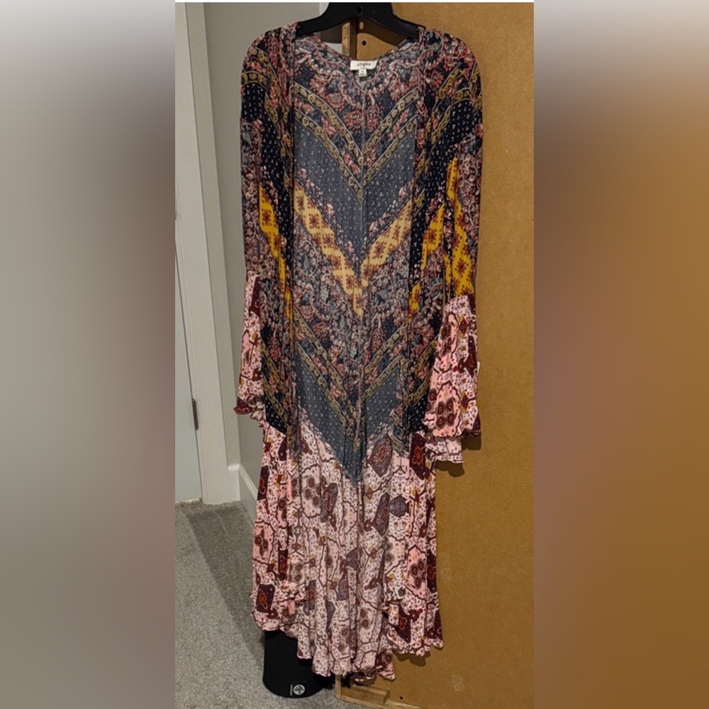 Umgee Multicolor Bohemian Long Duster